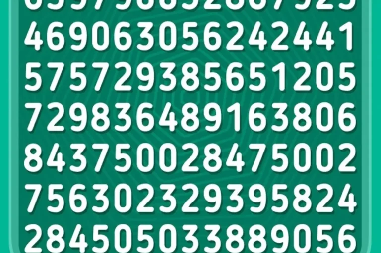 Визуальный тест: сможете ли вы разглядеть число 721?